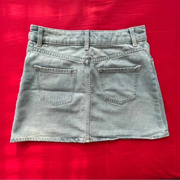 H&M Denim Mini Skirt US 4 - Picture 3 of 5